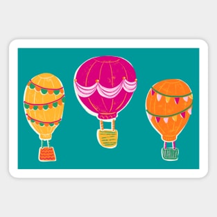 Hot Air Balloons Magnet